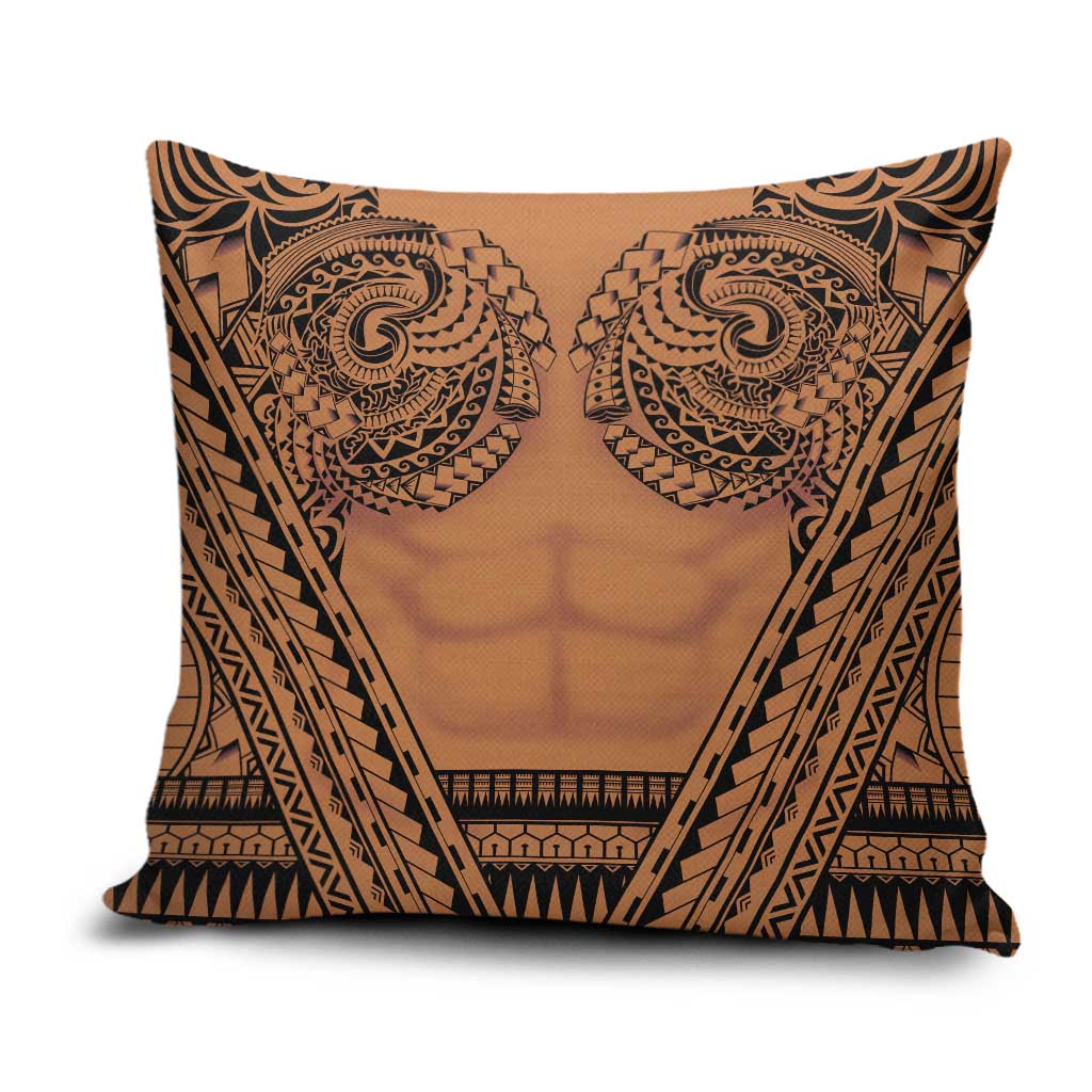 Polynesian Tattoo Inspired Cosplay Costume Pillow Cover Tribal Warrior - Polynesian Pride