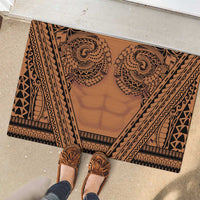 Polynesian Tattoo Inspired Cosplay Costume Rubber Doormat Tribal Warrior LT05 - Polynesian Pride