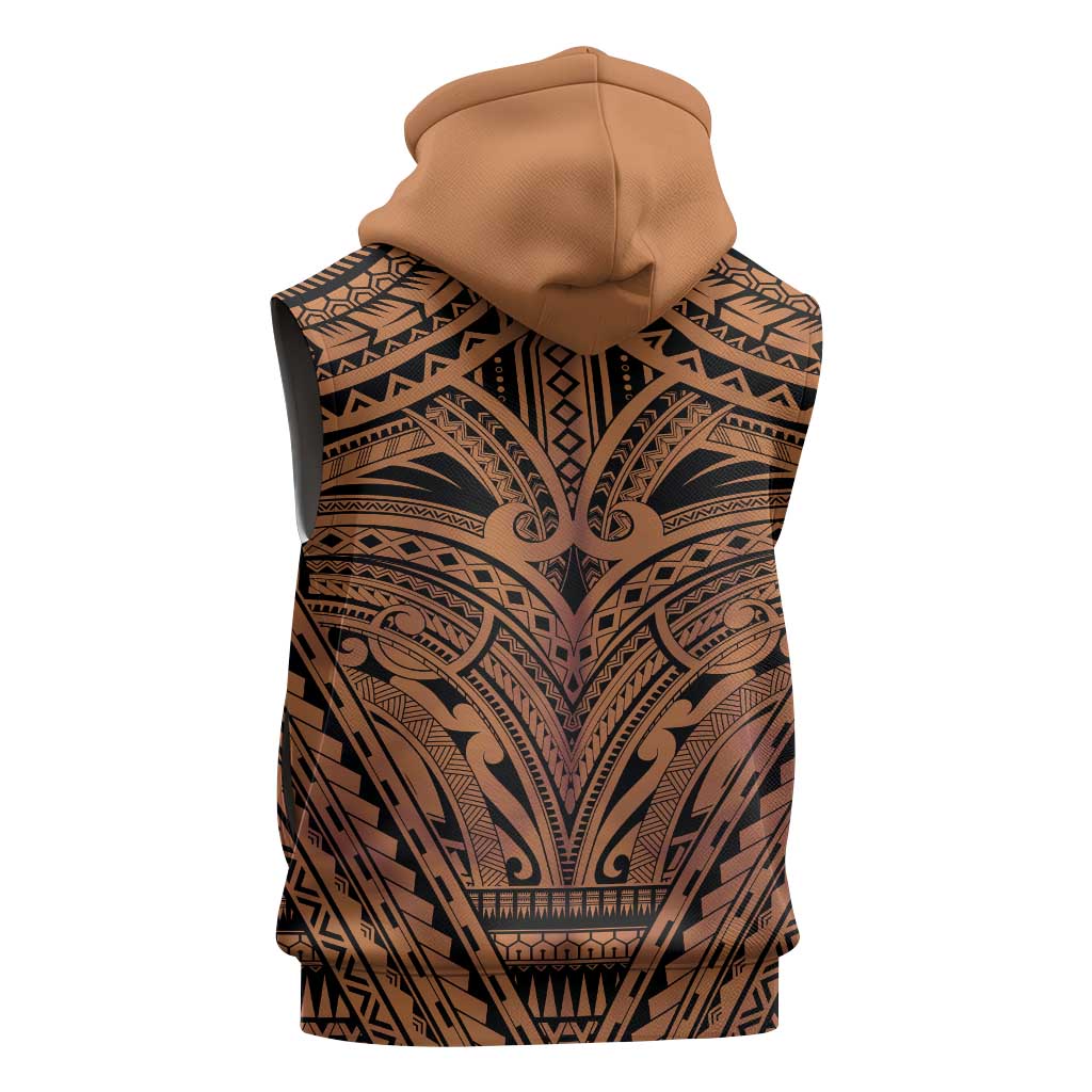 Polynesian Tattoo Inspired Cosplay Costume Sleeveless Hoodie Tribal Warrior LT05 - Polynesian Pride
