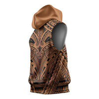 Polynesian Tattoo Inspired Cosplay Costume Sleeveless Hoodie Tribal Warrior LT05 - Polynesian Pride