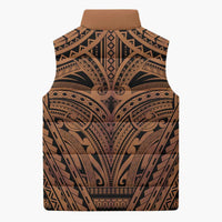 Polynesian Tattoo Inspired Cosplay Costume Sleeveless Puffer Jacket Tribal Warrior LT05 - Polynesian Pride