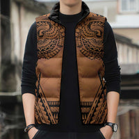 Polynesian Tattoo Inspired Cosplay Costume Sleeveless Puffer Jacket Tribal Warrior LT05 - Polynesian Pride