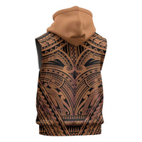 Polynesian Tattoo Inspired Cosplay Costume Sleeveless Zip Hoodie Tribal Warrior LT05 - Polynesian Pride