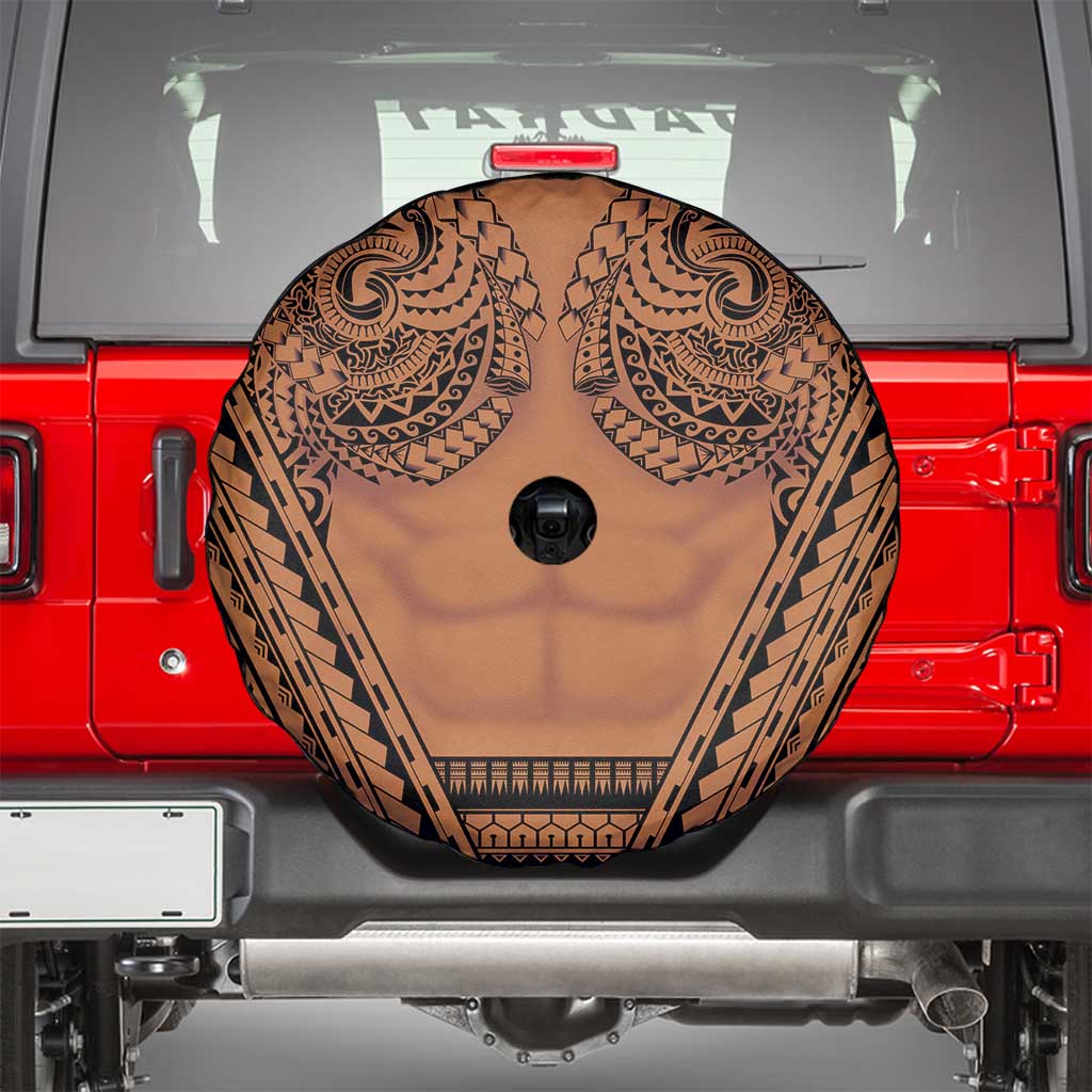 Polynesian Tattoo Inspired Cosplay Costume Spare Tire Cover Tribal Warrior - Polynesian Pride