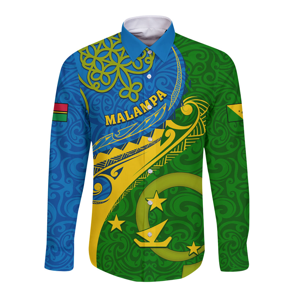 malampa-day-long-sleeve-button-shirt-sand-drawing-vanuatuan-pattern