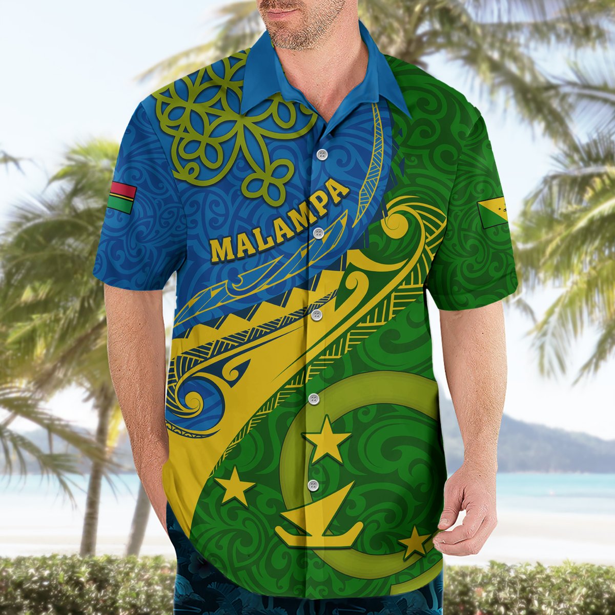Personalized Malampa Day Hawaiian Shirt Sand Drawing Vanuatuan Pattern LT05 - Polynesian Pride