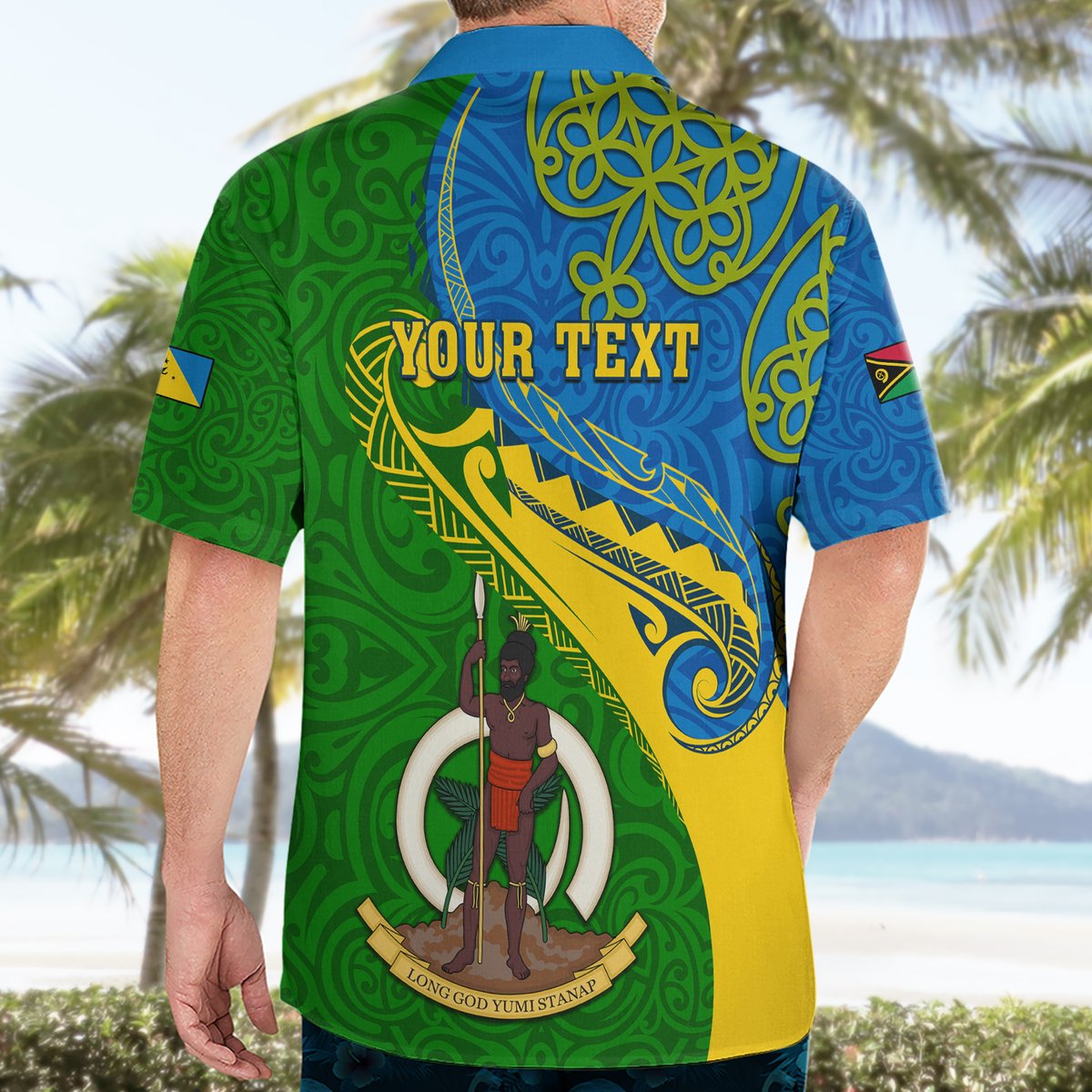 Personalized Malampa Day Hawaiian Shirt Sand Drawing Vanuatuan Pattern LT05 - Polynesian Pride
