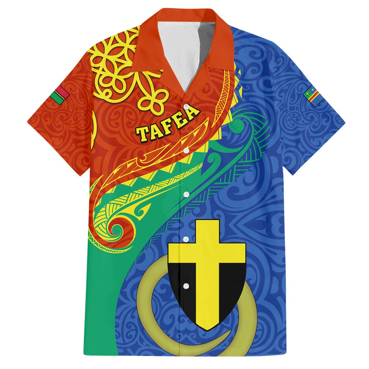 Tafea Day Hawaiian Shirt Sand Drawing Vanuatuan Pattern LT05 Blue - Polynesian Pride