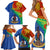 Personalized Tafea Day Family Matching Short Sleeve Bodycon Dress and Hawaiian Shirt Sand Drawing Vanuatuan Pattern LT05 - Polynesian Pride