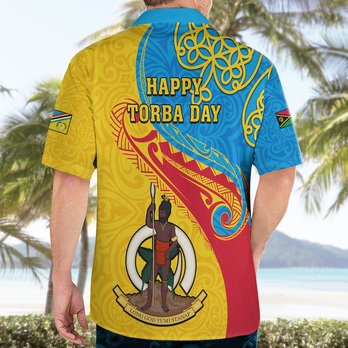 Torba Day Hawaiian Shirt Sand Drawing Vanuatuan Pattern LT05 - Polynesian Pride