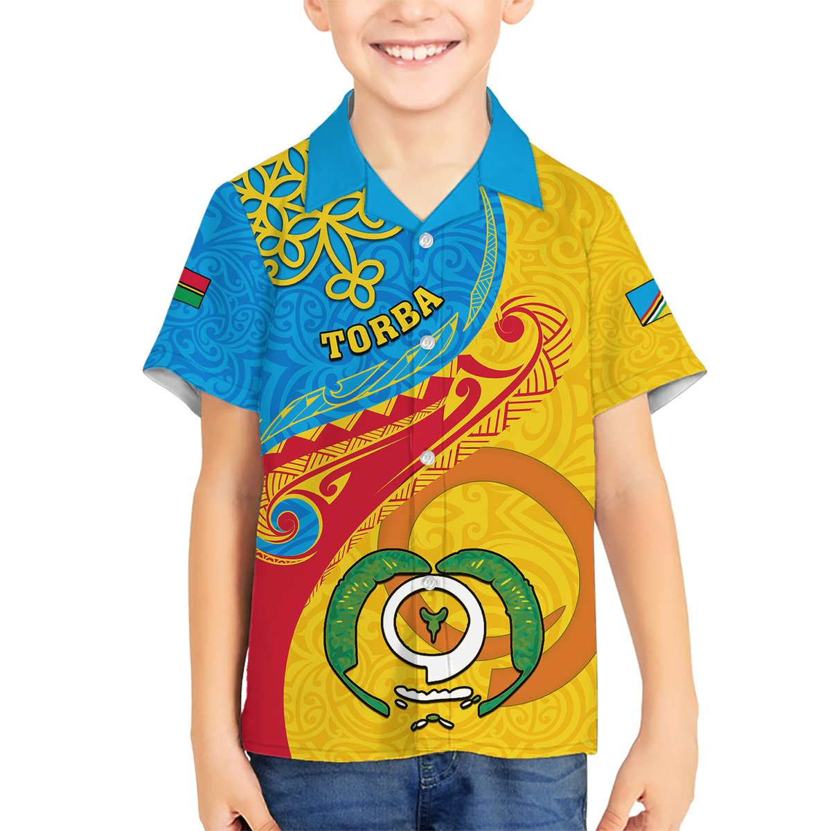 Torba Day Hawaiian Shirt Sand Drawing Vanuatuan Pattern LT05 - Polynesian Pride