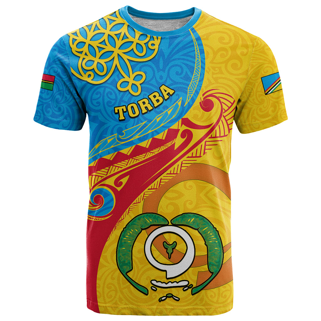 Torba Day T Shirt Sand Drawing Vanuatuan Pattern LT05 Yellow - Polynesian Pride