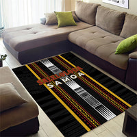 Salelologa Samoa Area Rug Samoan Tribal Pattern