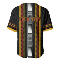 Personalised Salelologa Samoa Baseball Jersey Samoan Tribal Pattern