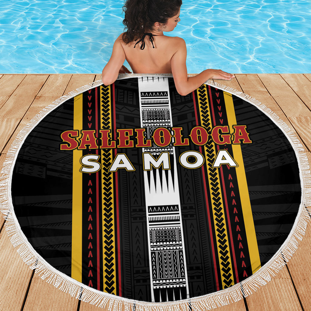 Salelologa Samoa Beach Blanket Samoan Tribal Pattern LT05 - Polynesian Pride