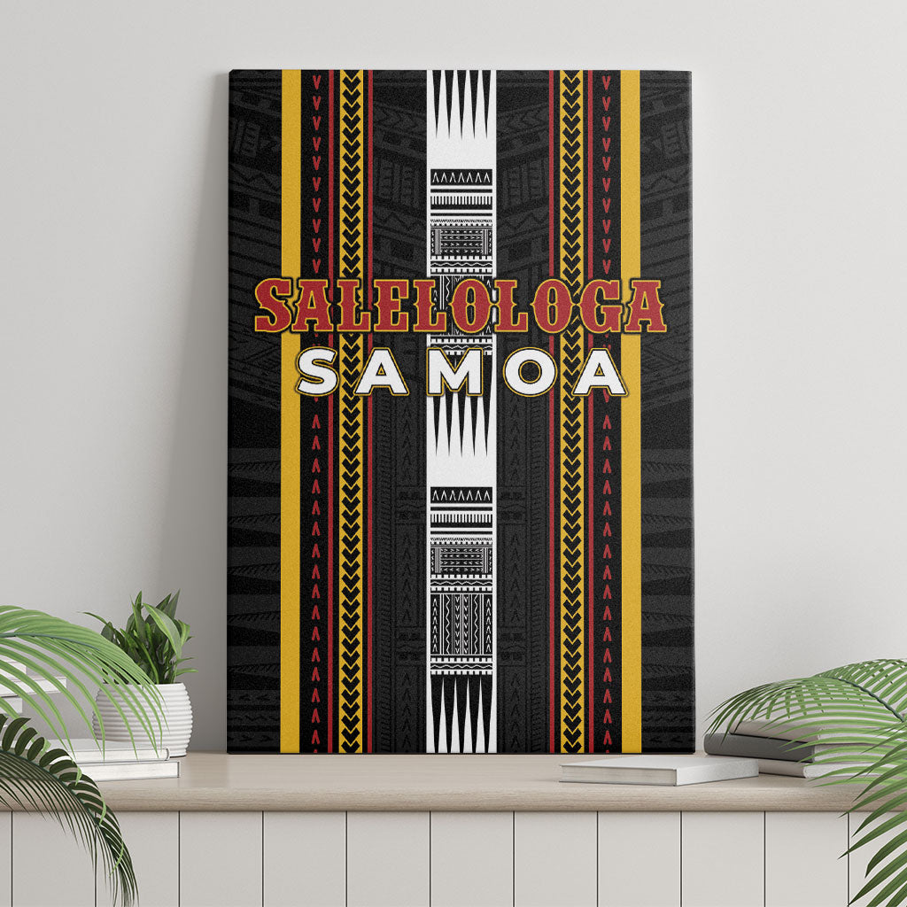 Salelologa Samoa Canvas Wall Art Samoan Tribal Pattern