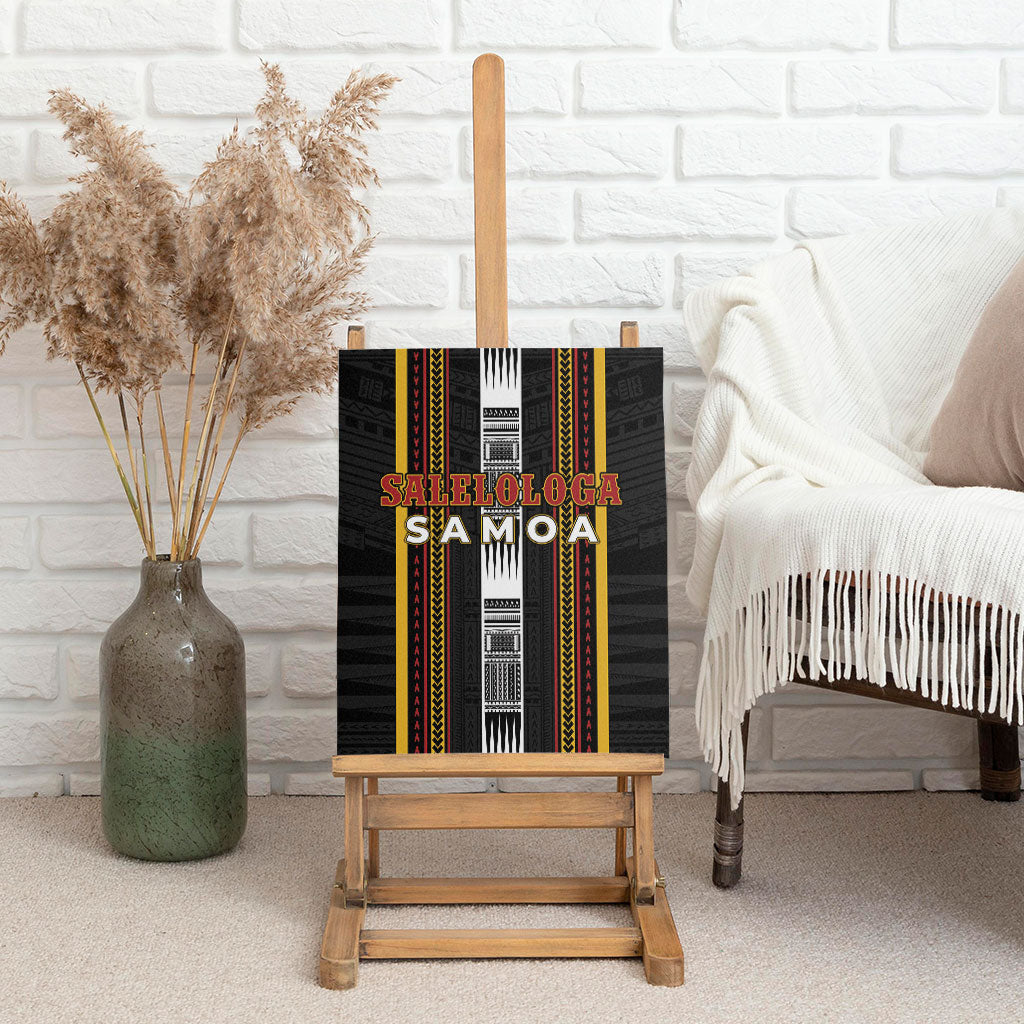 Salelologa Samoa Canvas Wall Art Samoan Tribal Pattern