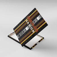 Salelologa Samoa Canvas Wall Art Samoan Tribal Pattern
