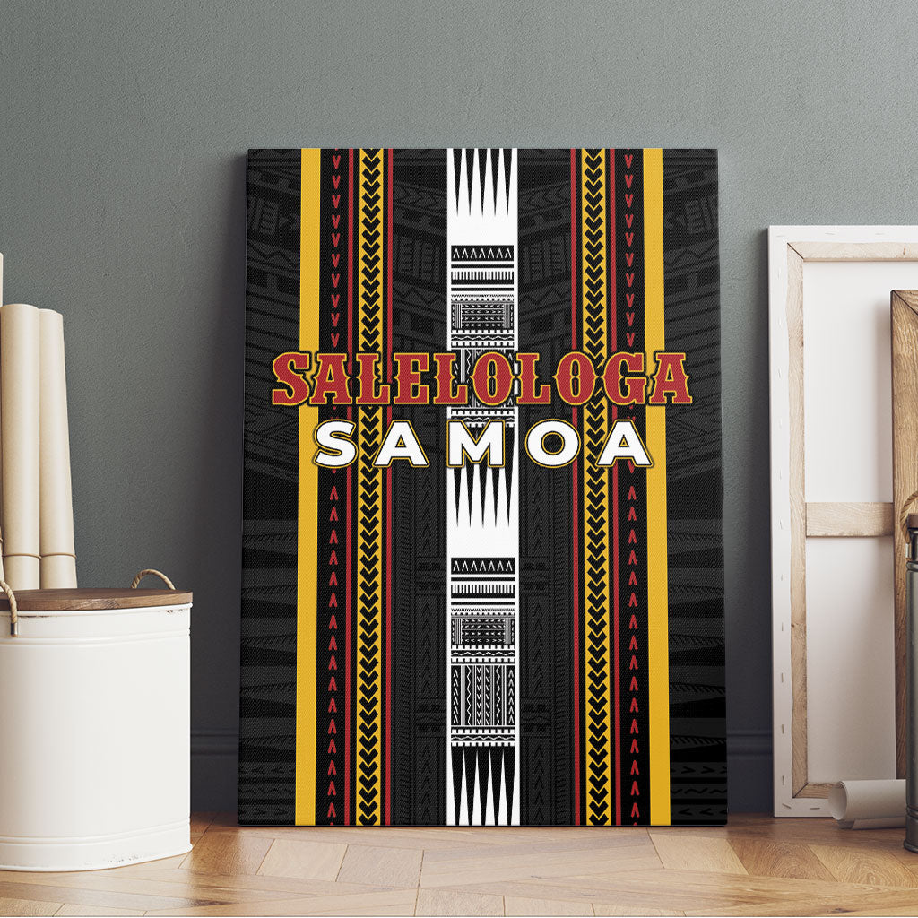 Salelologa Samoa Canvas Wall Art Samoan Tribal Pattern
