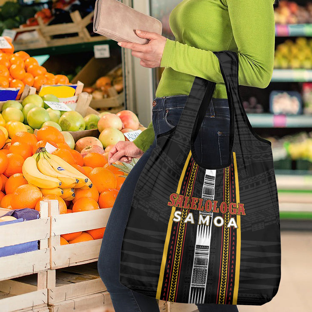Salelologa Samoa Grocery Bag Samoan Tribal Pattern