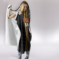 Salelologa Samoa Hooded Blanket Samoan Tribal Pattern