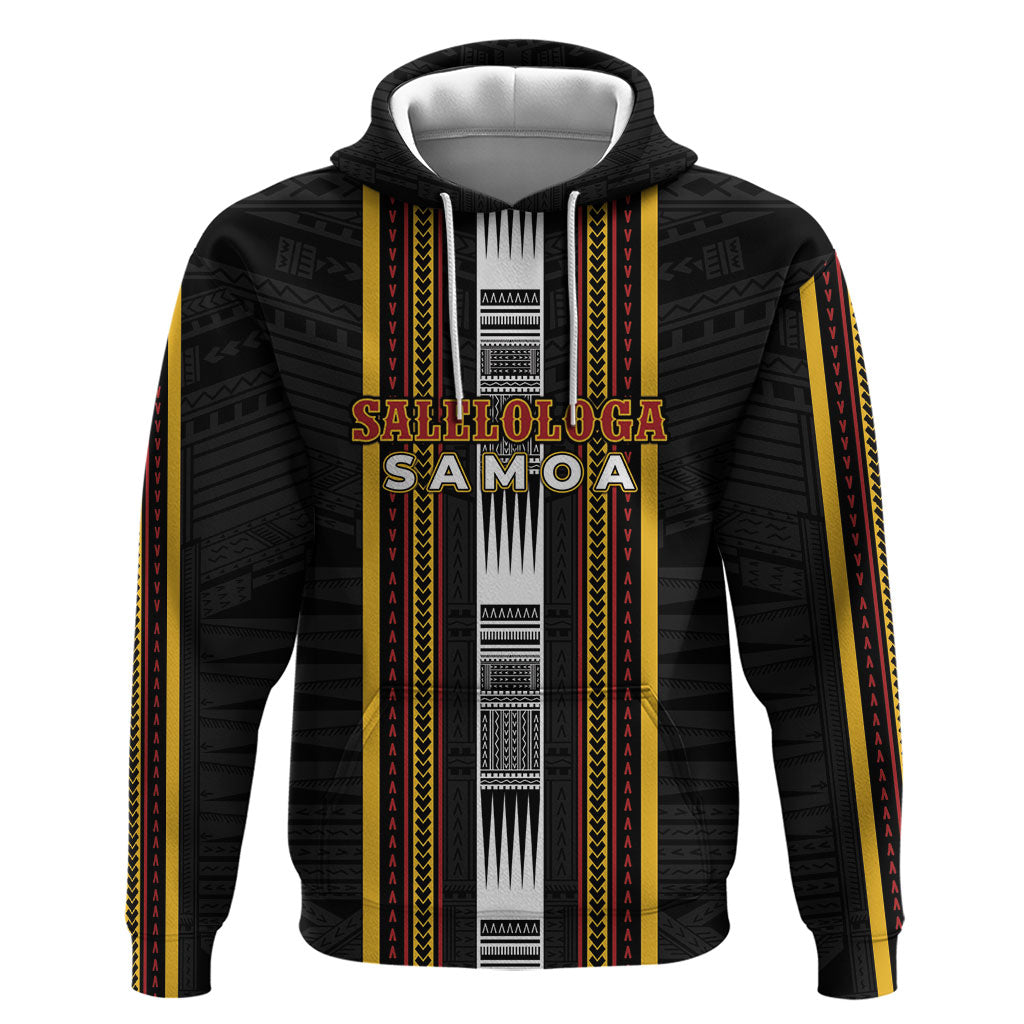 Personalised Salelologa Samoa Hoodie Samoan Tribal Pattern