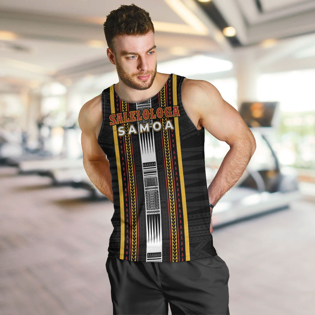Personalised Salelologa Samoa Men Tank Top Samoan Tribal Pattern