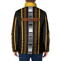 Personalised Salelologa Samoa Padded Jacket Samoan Tribal Pattern