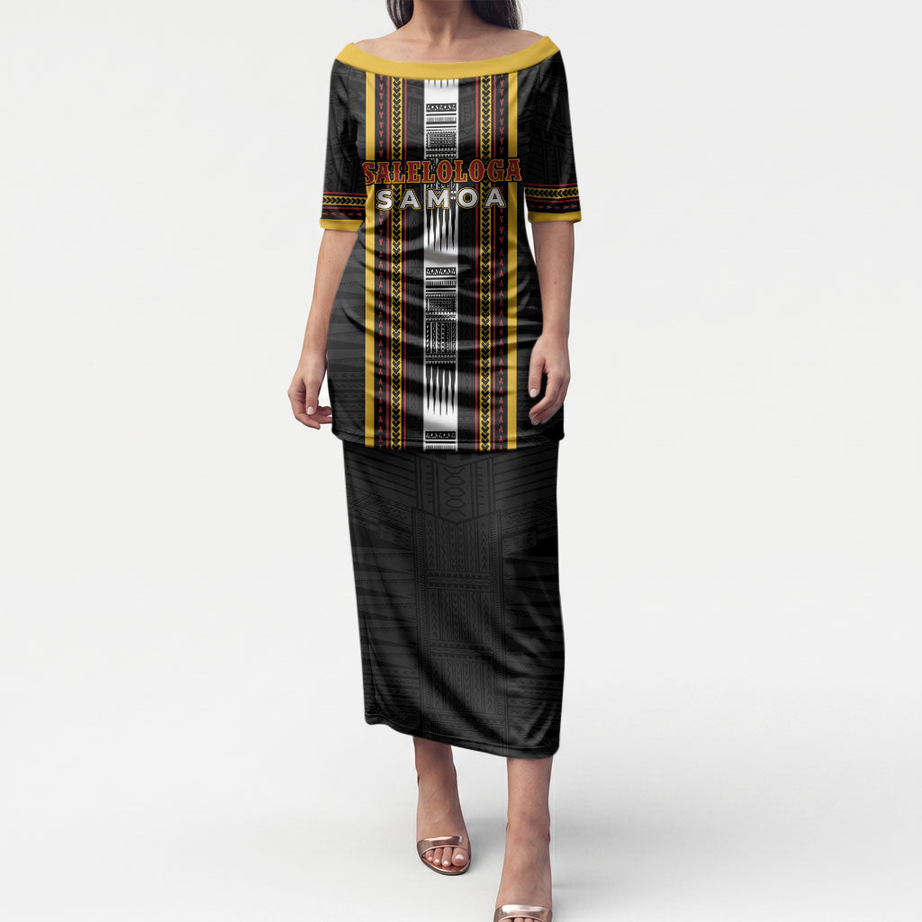 Personalised Salelologa Samoa Puletasi Samoan Tribal Pattern