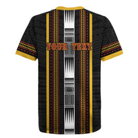 Personalised Salelologa Samoa Rugby Jersey Samoan Tribal Pattern