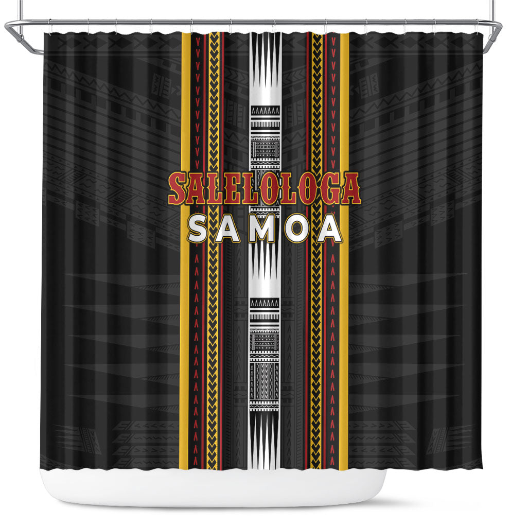 Salelologa Samoa Shower Curtain Samoan Tribal Pattern