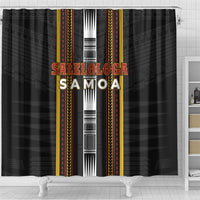 Salelologa Samoa Shower Curtain Samoan Tribal Pattern