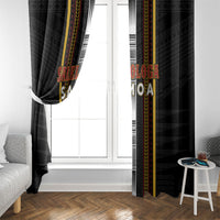 Salelologa Samoa Window Curtain Samoan Tribal Pattern LT05 - Polynesian Pride