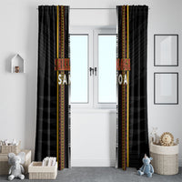 Salelologa Samoa Window Curtain Samoan Tribal Pattern LT05 - Polynesian Pride