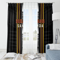 Salelologa Samoa Window Curtain Samoan Tribal Pattern LT05 - Polynesian Pride
