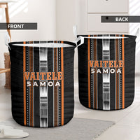 Vaitele Samoa Laundry Basket Samoan Tribal Pattern
