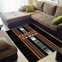 Vaitele Samoa Area Rug Samoan Tribal Pattern LT05 - Polynesian Pride