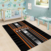 Vaitele Samoa Area Rug Samoan Tribal Pattern LT05 - Polynesian Pride