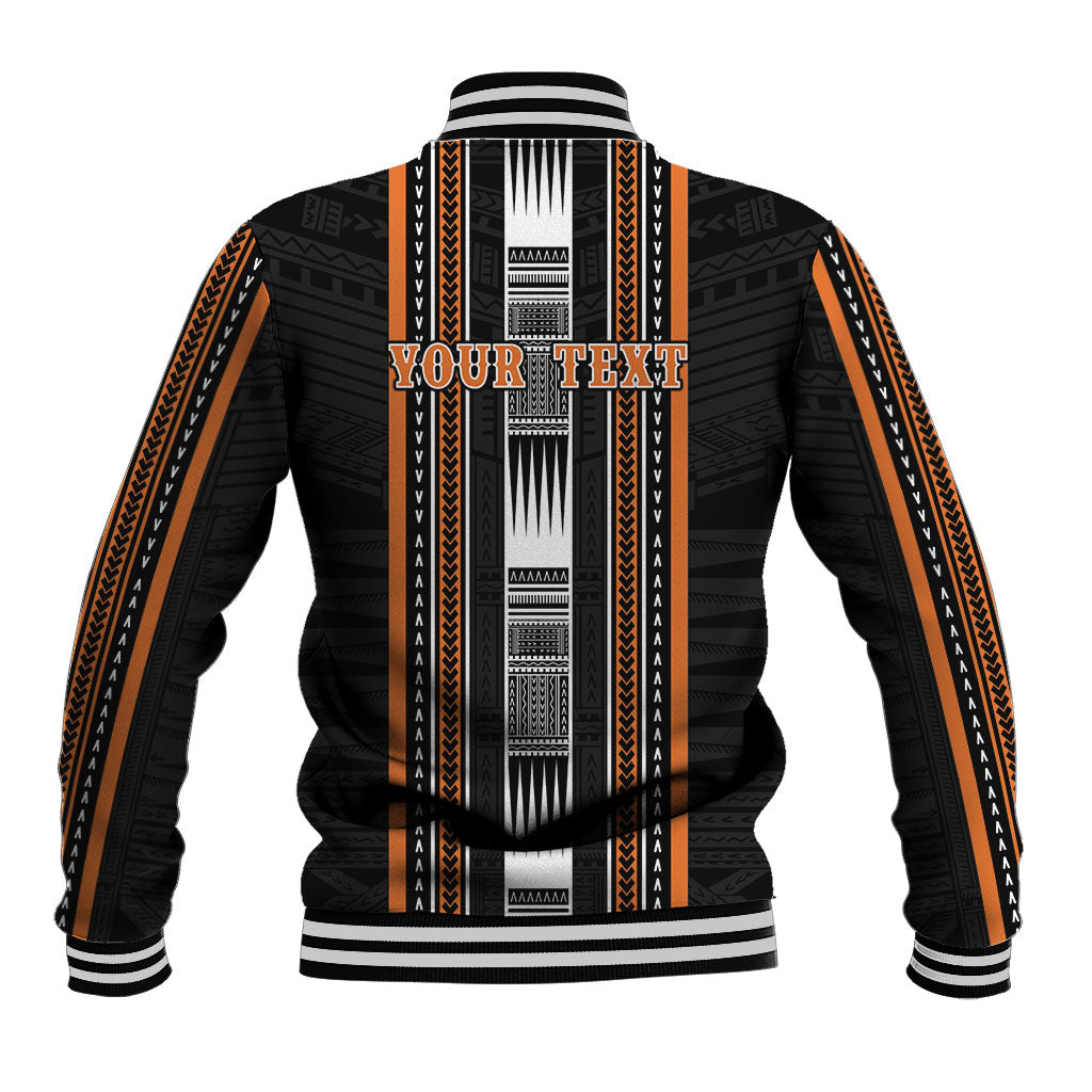 Personalised Vaitele Samoa Baseball Jacket Samoan Tribal Pattern LT05 - Polynesian Pride