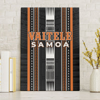 Vaitele Samoa Canvas Wall Art Samoan Tribal Pattern LT05 Without Frame Orange - Polynesian Pride