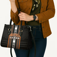 Vaitele Samoa Leather Bag Samoan Tribal Pattern LT05 - Polynesian Pride