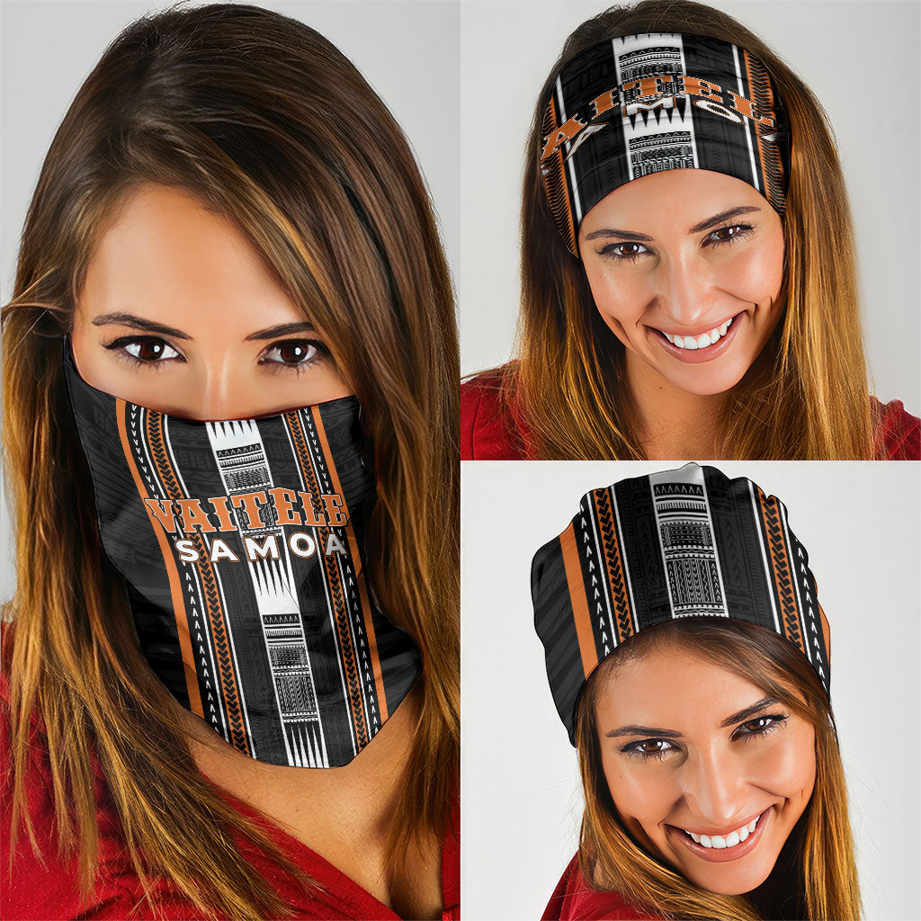 Vaitele Samoa Neck Gaiter Samoan Tribal Pattern LT05 - Polynesian Pride