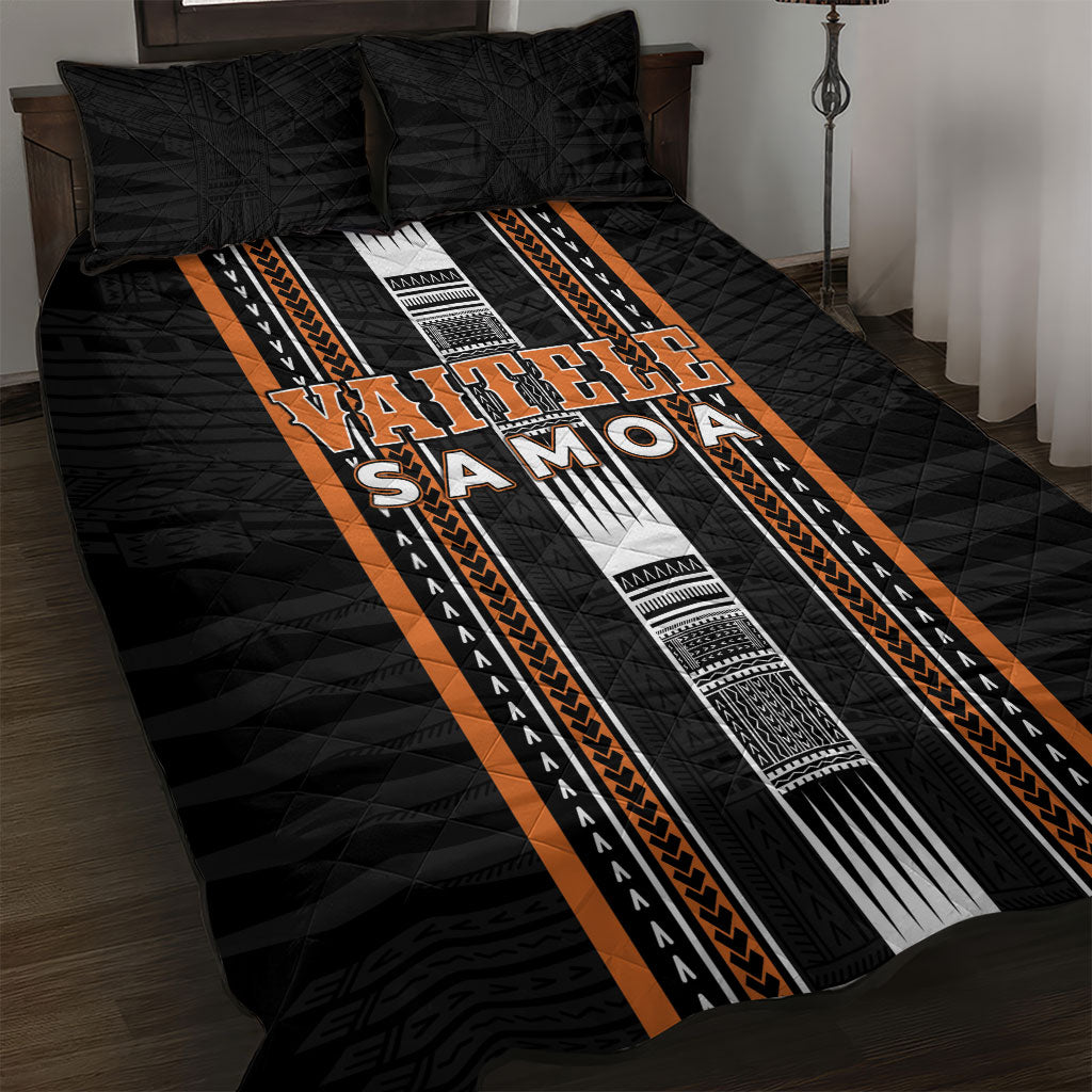 Vaitele Samoa Quilt Bed Set Samoan Tribal Pattern