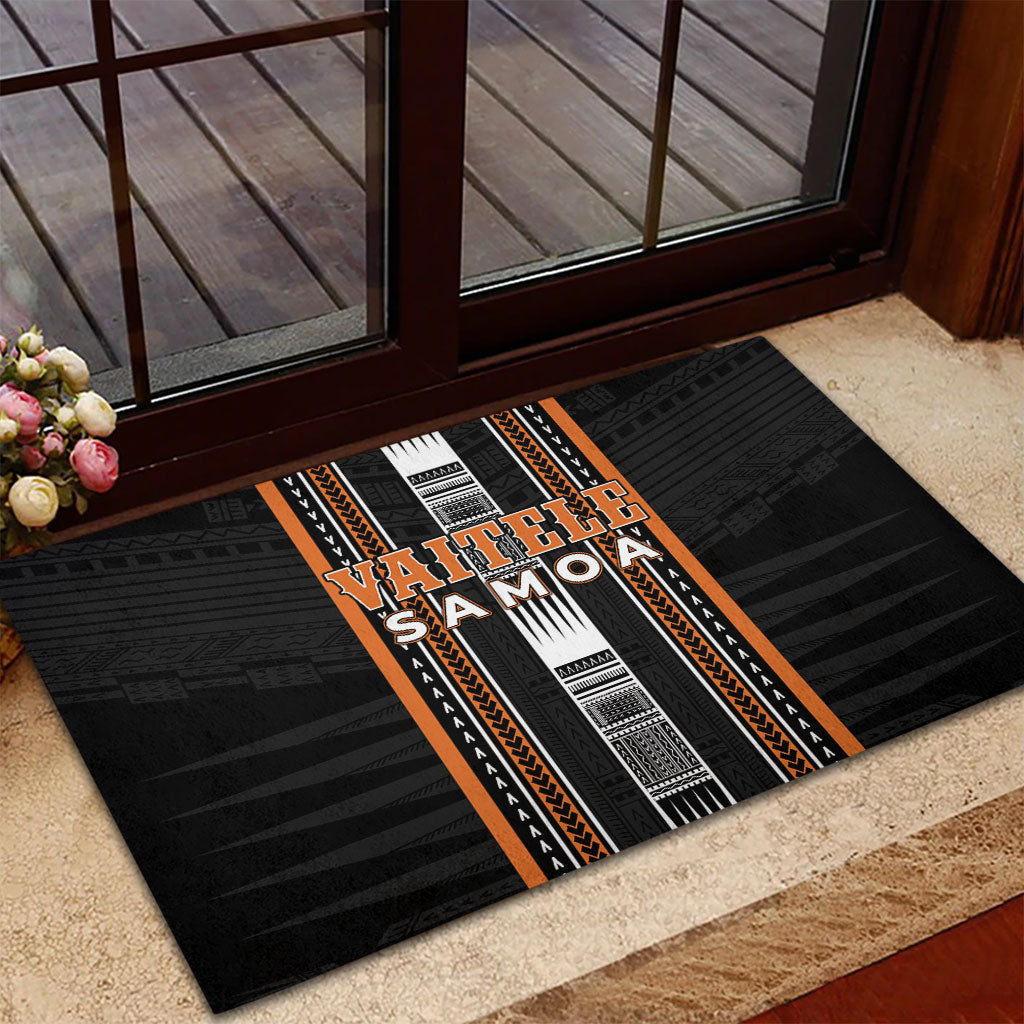 Vaitele Samoa Rubber Doormat Samoan Tribal Pattern