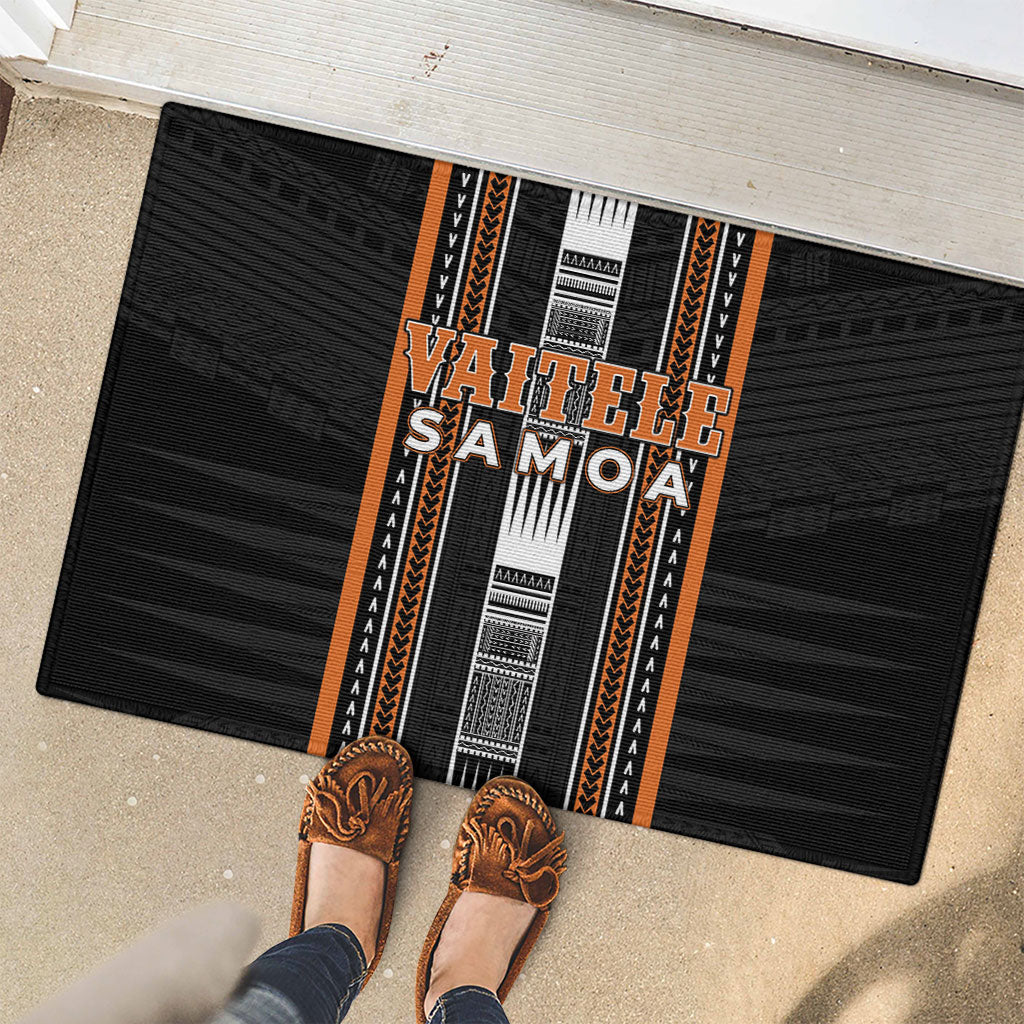 Vaitele Samoa Rubber Doormat Samoan Tribal Pattern