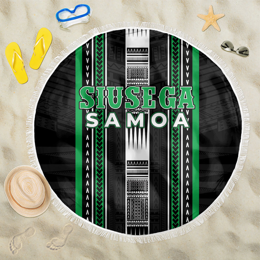 Siusega Samoa Beach Blanket Samoan Tribal Pattern