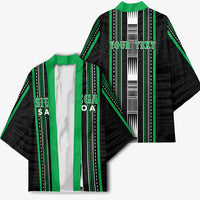 Personalised Siusega Samoa Kimono Samoan Tribal Pattern LT05 - Polynesian Pride