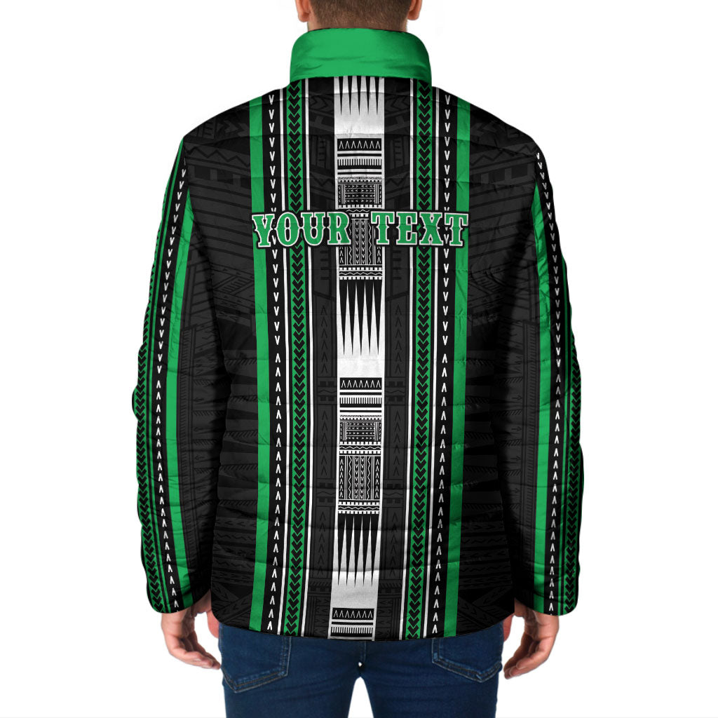 Personalised Siusega Samoa Padded Jacket Samoan Tribal Pattern LT05 - Polynesian Pride