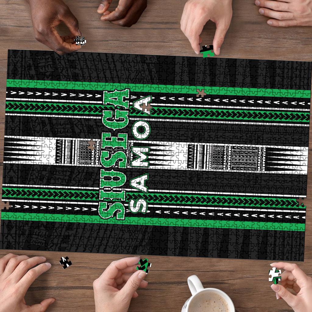 Siusega Samoa Puzzle Samoan Tribal Pattern