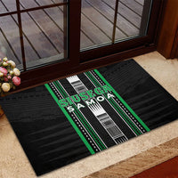 Siusega Samoa Rubber Doormat Samoan Tribal Pattern
